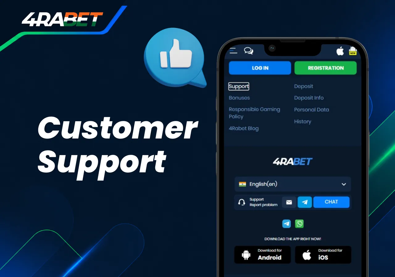 4rabet customer support