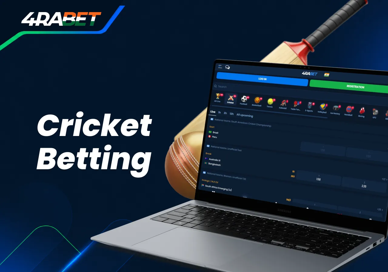 4rabet cricket betting